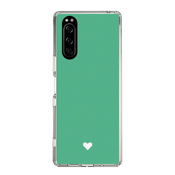 Slim Protection Case［ Original - Favorite Color Heart - Green ］