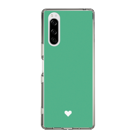 Slim Protection Case［ Original - Favorite Color Heart - Green ］