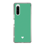 Slim Protection Case［ Original - Favorite Color Heart - Green ］