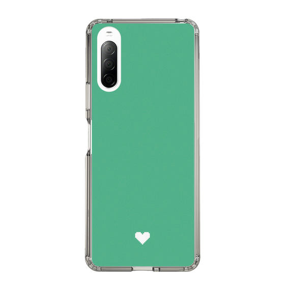 Slim Protection Case［ Original - Favorite Color Heart - Green ］