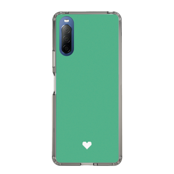 Slim Protection Case［ Original - Favorite Color Heart - Green ］