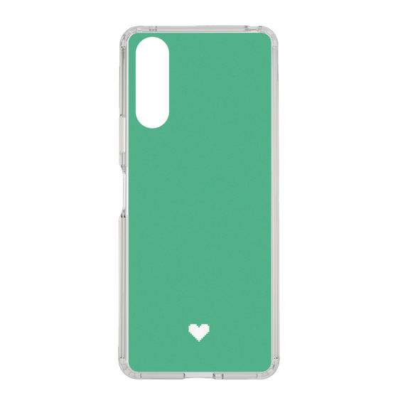 Slim Protection Case［ Original - Favorite Color Heart - Green ］