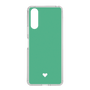 Slim Protection Case［ Original - Favorite Color Heart - Green ］