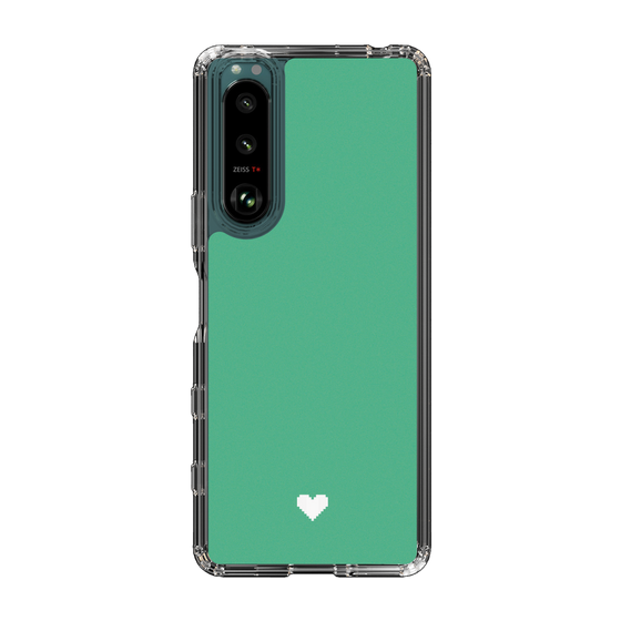 Slim Protection Case［ Original - Favorite Color Heart - Green ］