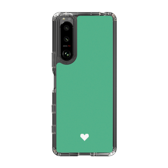 Slim Protection Case［ Original - Favorite Color Heart - Green ］