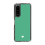 Slim Protection Case［ Original - Favorite Color Heart - Green ］