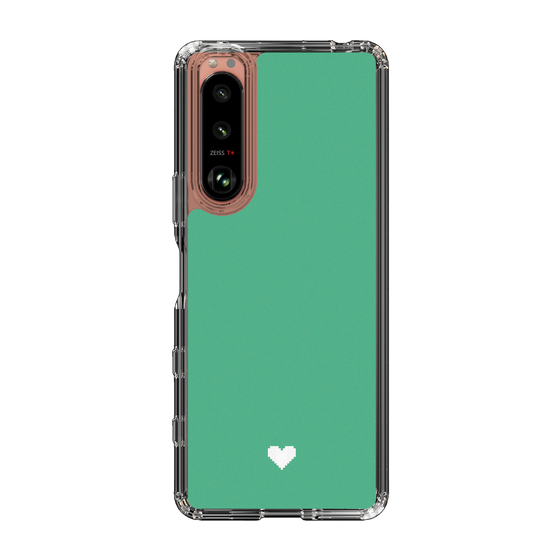 Slim Protection Case［ Original - Favorite Color Heart - Green ］