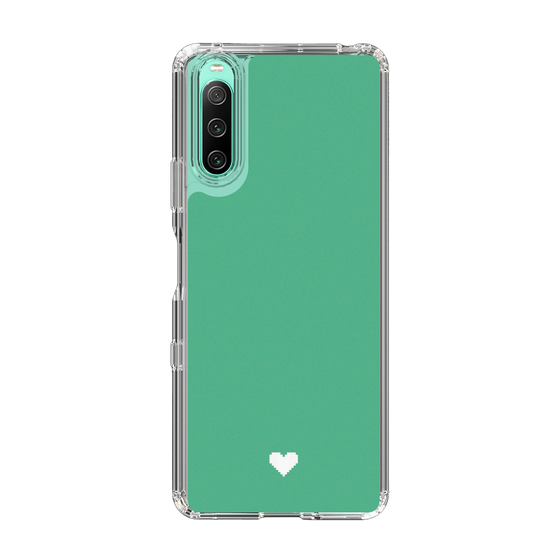 Slim Protection Case［ Original - Favorite Color Heart - Green ］