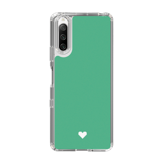 Slim Protection Case［ Original - Favorite Color Heart - Green ］