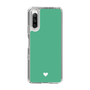 Slim Protection Case［ Original - Favorite Color Heart - Green ］