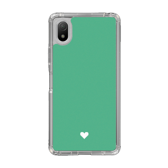 Slim Protection Case［ Original - Favorite Color Heart - Green ］