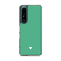 Slim Protection Case［ Original - Favorite Color Heart - Green ］