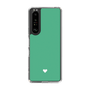 Slim Protection Case［ Original - Favorite Color Heart - Green ］