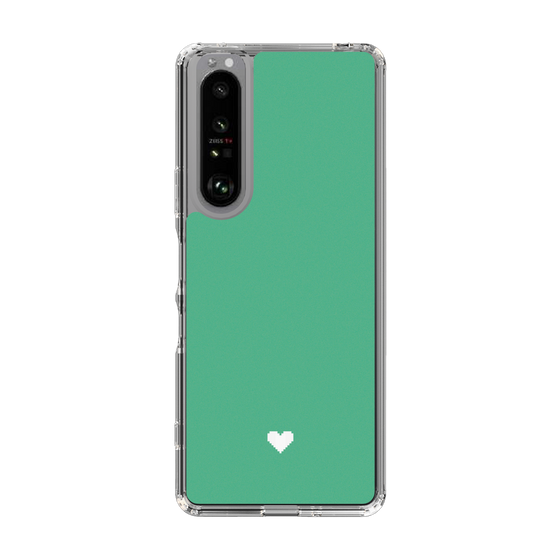 Slim Protection Case［ Original - Favorite Color Heart - Green ］