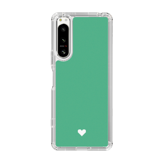 Slim Protection Case［ Original - Favorite Color Heart - Green ］