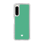 Slim Protection Case［ Original - Favorite Color Heart - Green ］