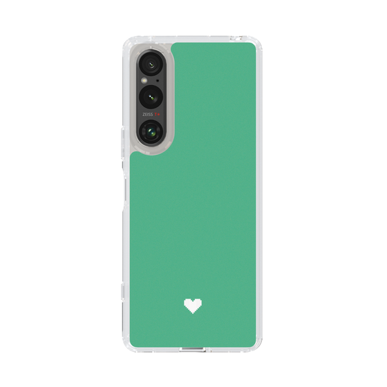 Slim Protection Case［ Original - Favorite Color Heart - Green ］