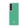 Slim Protection Case［ Original - Favorite Color Heart - Green ］