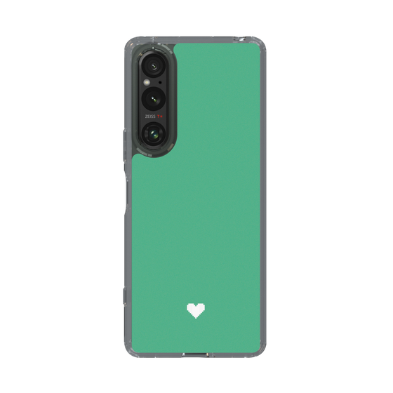 Slim Protection Case［ Original - Favorite Color Heart - Green ］