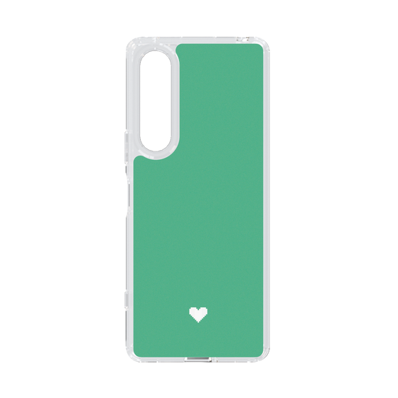 Slim Protection Case［ Original - Favorite Color Heart - Green ］