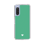 Slim Protection Case［ Original - Favorite Color Heart - Green ］