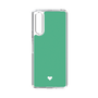Slim Protection Case［ Original - Favorite Color Heart - Green ］