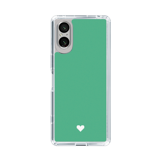 Slim Protection Case［ Original - Favorite Color Heart - Green ］