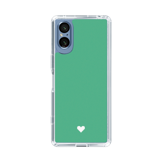 Slim Protection Case［ Original - Favorite Color Heart - Green ］