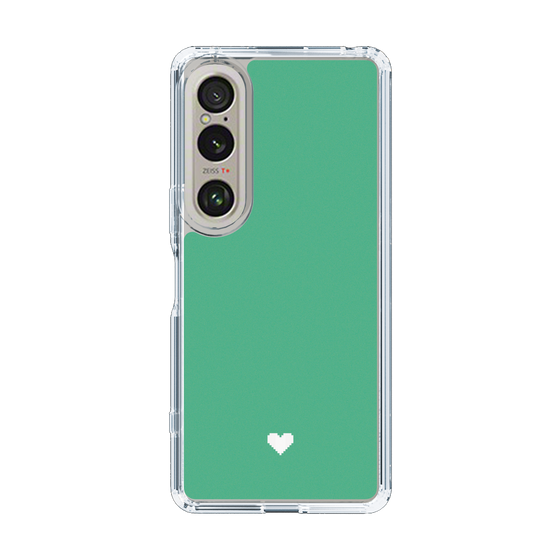Slim Protection Case［ Original - Favorite Color Heart - Green ］