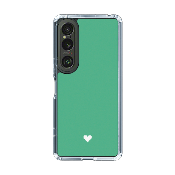 Slim Protection Case［ Original - Favorite Color Heart - Green ］