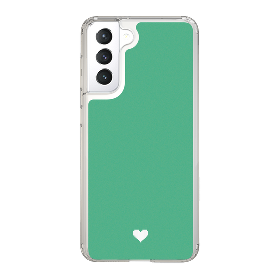 Slim Protection Case［ Original - Favorite Color Heart - Green ］