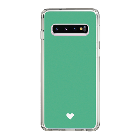 Slim Protection Case［ Original - Favorite Color Heart - Green ］