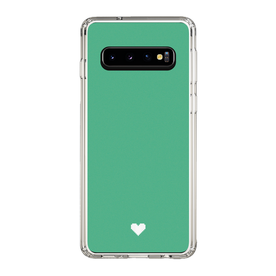 Slim Protection Case［ Original - Favorite Color Heart - Green ］
