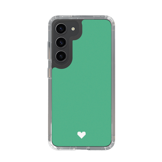 Slim Protection Case［ Original - Favorite Color Heart - Green ］