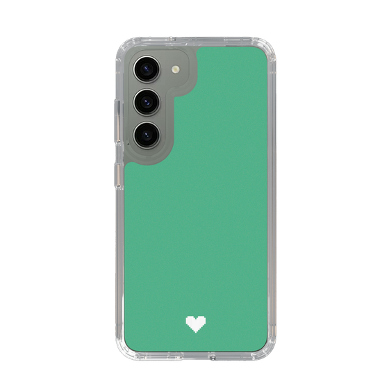 Slim Protection Case［ Original - Favorite Color Heart - Green ］