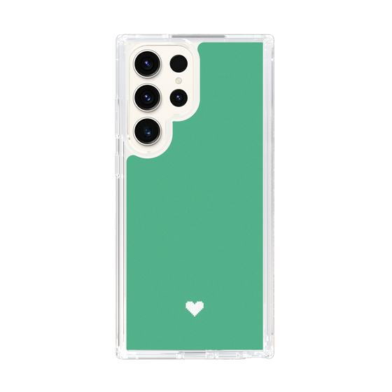 Slim Protection Case［ Original - Favorite Color Heart - Green ］