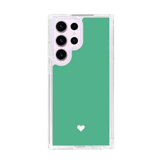 Slim Protection Case［ Original - Favorite Color Heart - Green ］