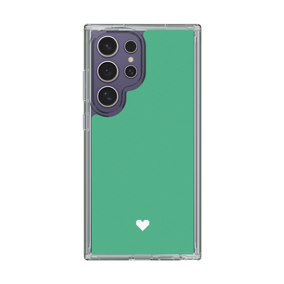 Slim Protection Case［ Original - Favorite Color Heart - Green ］