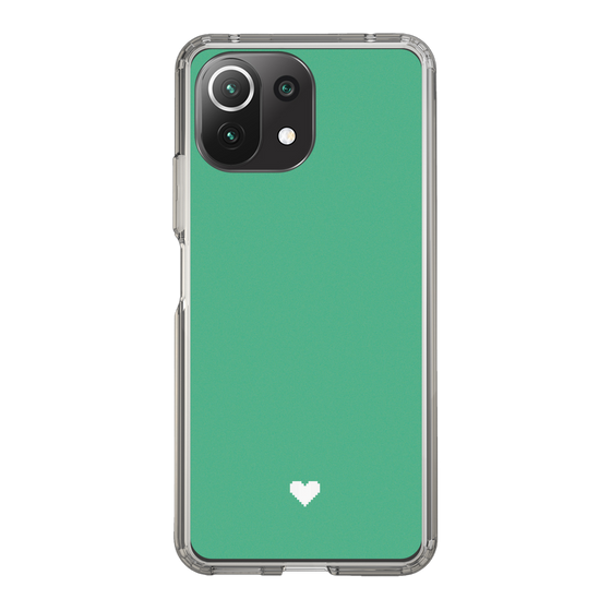 Slim Protection Case［ Original - Favorite Color Heart - Green ］