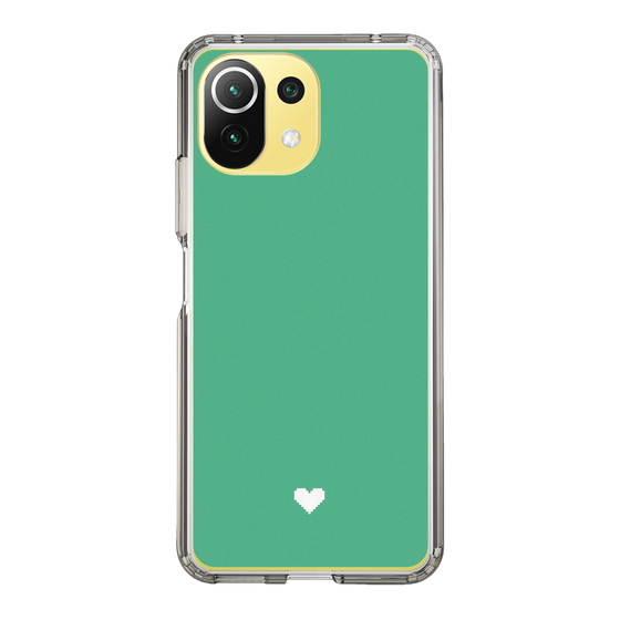 Slim Protection Case［ Original - Favorite Color Heart - Green ］