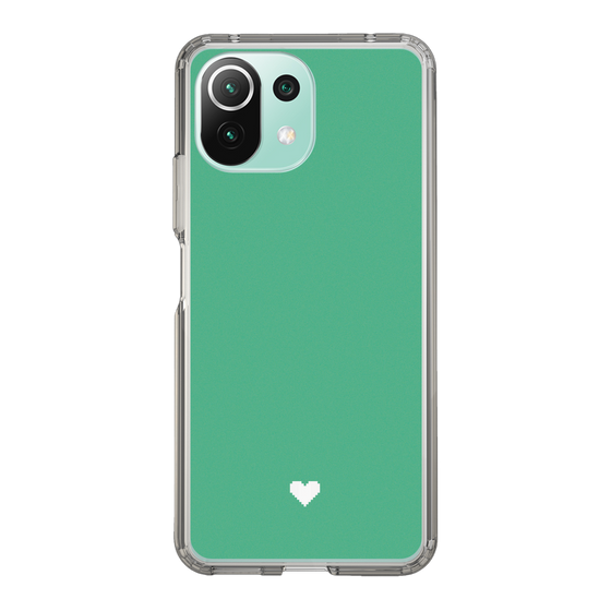 Slim Protection Case［ Original - Favorite Color Heart - Green ］