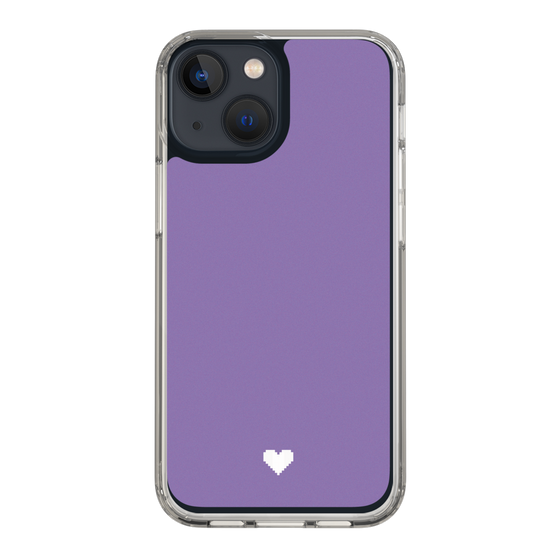 Slim Protection Case［ Original - Favorite Color Heart - Purple ］
