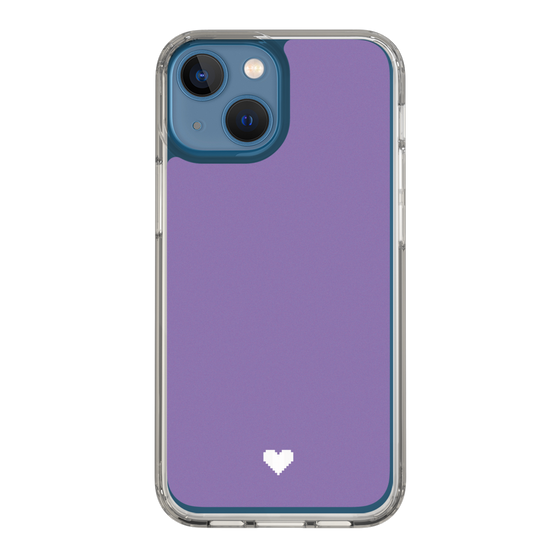 Slim Protection Case［ Original - Favorite Color Heart - Purple ］