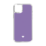 Slim Protection Case［ Original - Favorite Color Heart - Purple ］