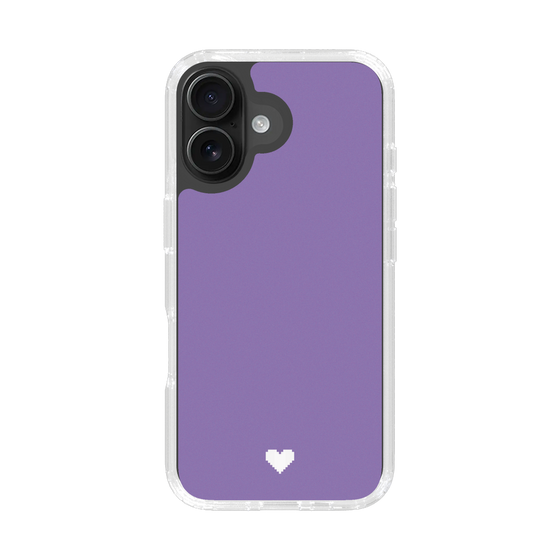 Slim Protection Case［ Original - Favorite Color Heart - Purple ］