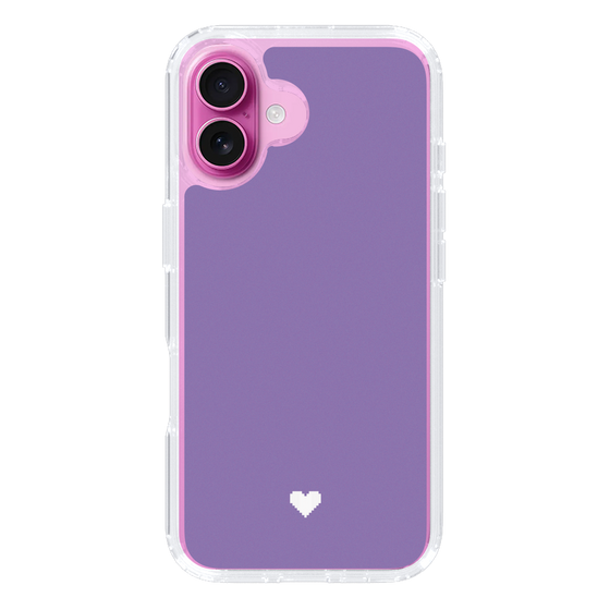 Slim Protection Case［ Original - Favorite Color Heart - Purple ］