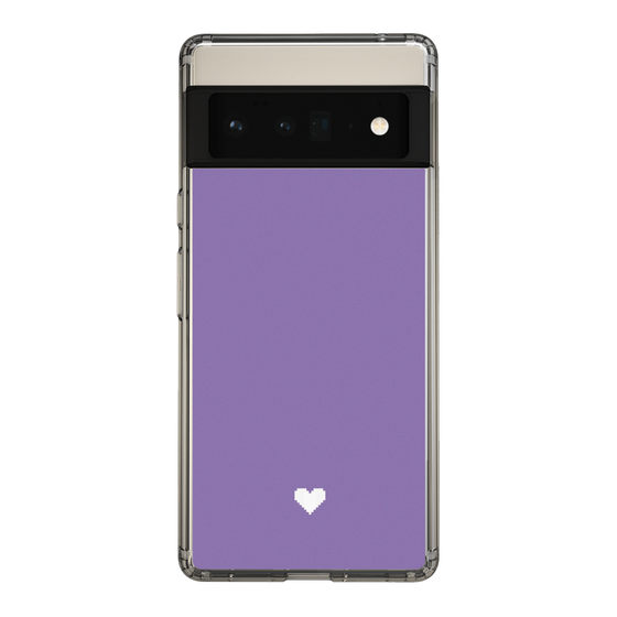 Slim Protection Case［ Original - Favorite Color Heart - Purple ］