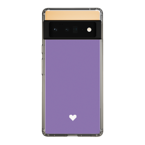 Slim Protection Case［ Original - Favorite Color Heart - Purple ］