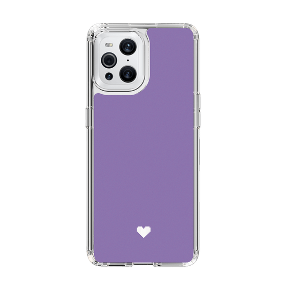 Slim Protection Case［ Original - Favorite Color Heart - Purple ］