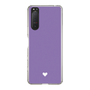 Slim Protection Case［ Original - Favorite Color Heart - Purple ］